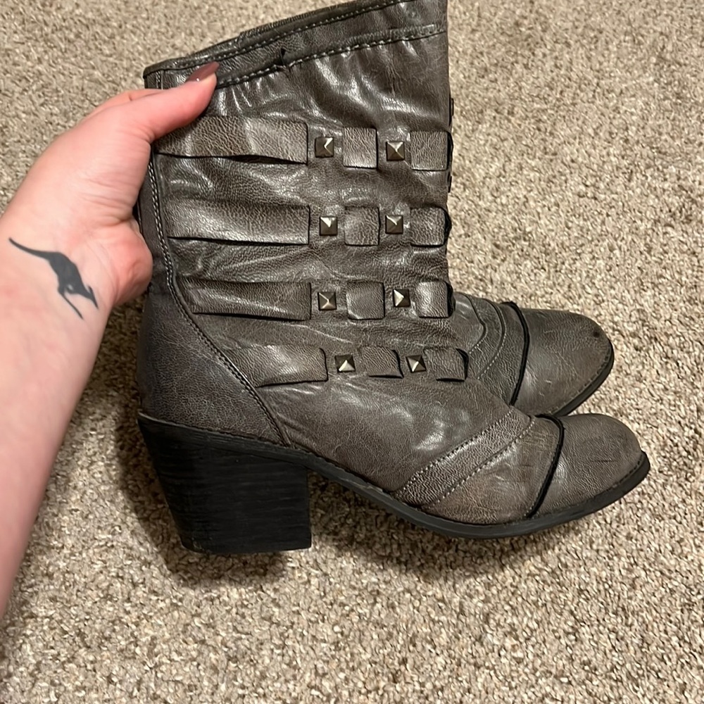 Studded boots